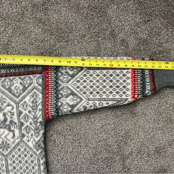 Vintage 1994 Dale of Norway Lillehammer wool sweater gray size S RARE - Picture 7 of 8